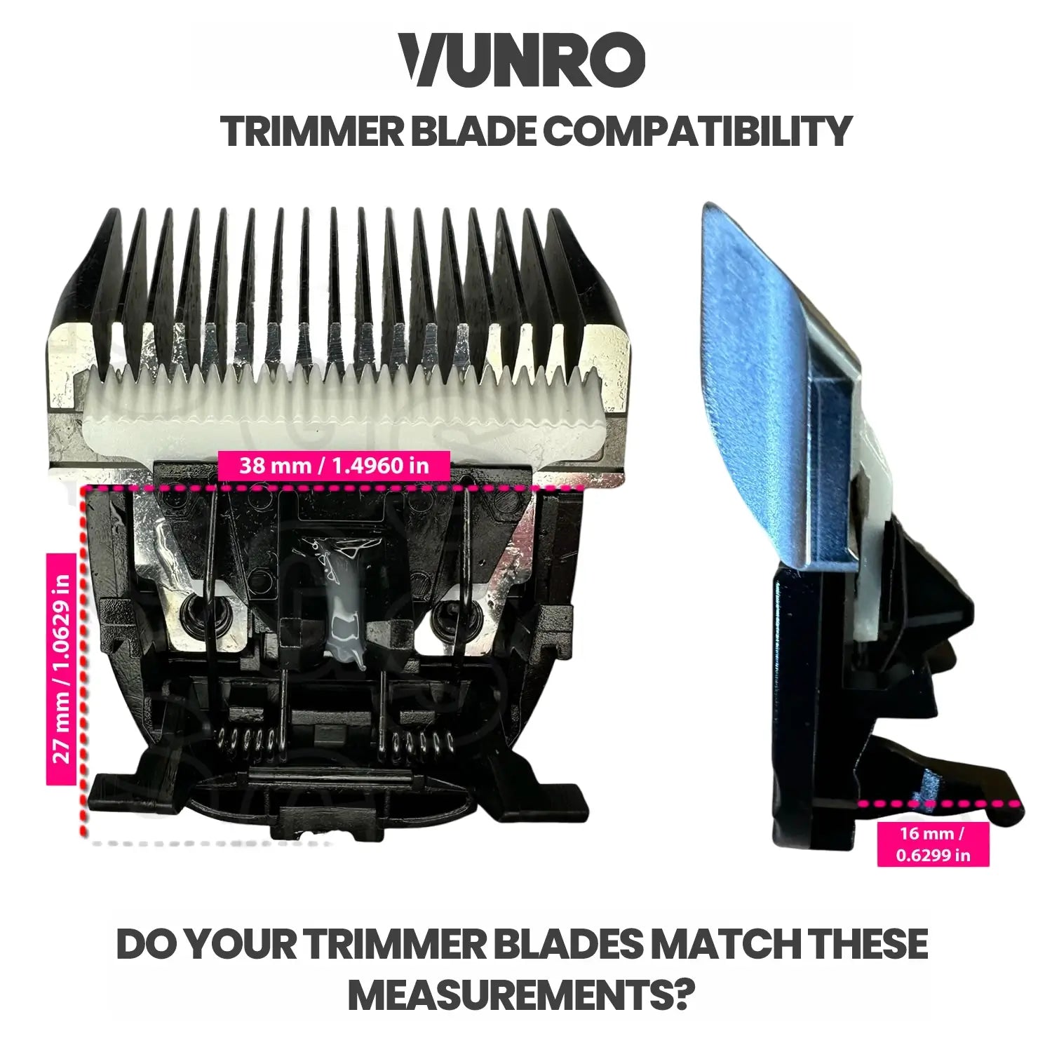 3F FlexFit PRO Dog Trimmer Blade (12.5 mm) by VUNRO