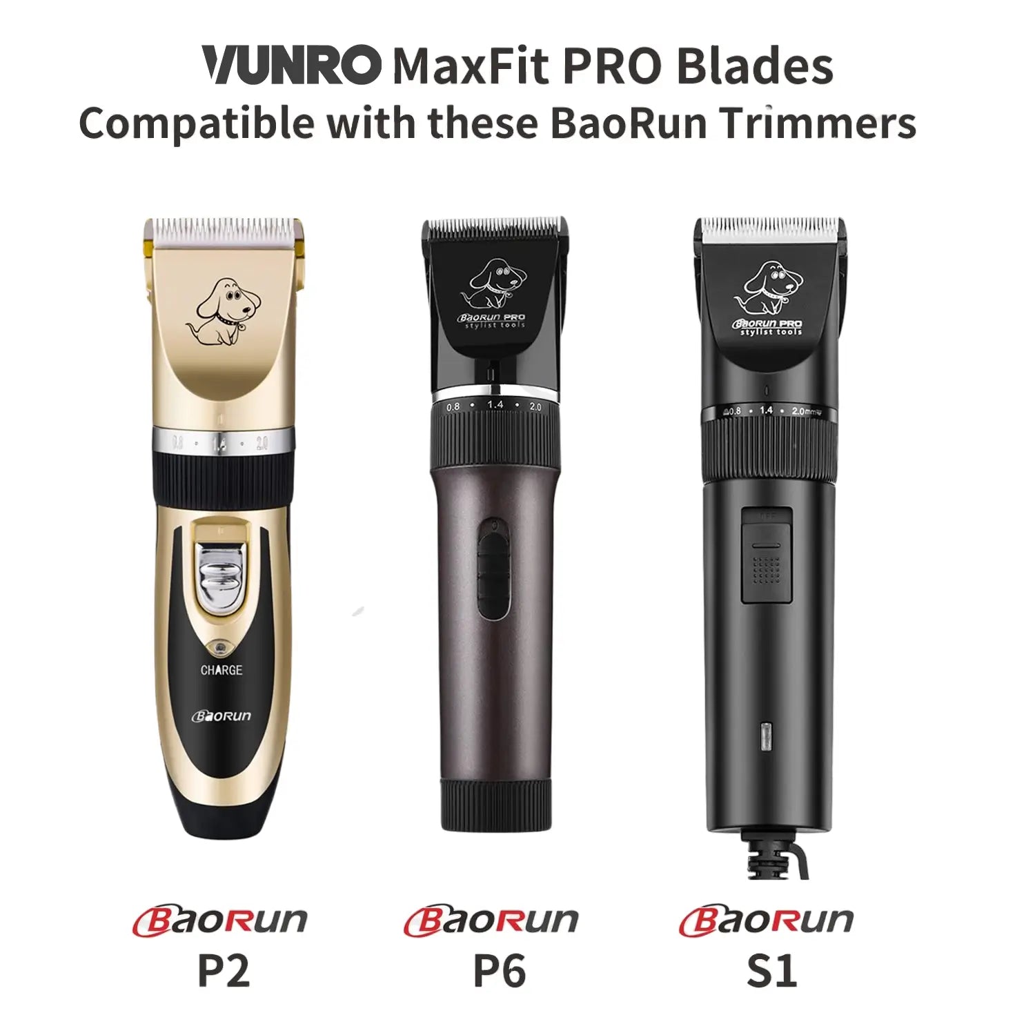 7F MaxFit PRO Dog Trimmer Blade (3.5 mm) by VUNRO