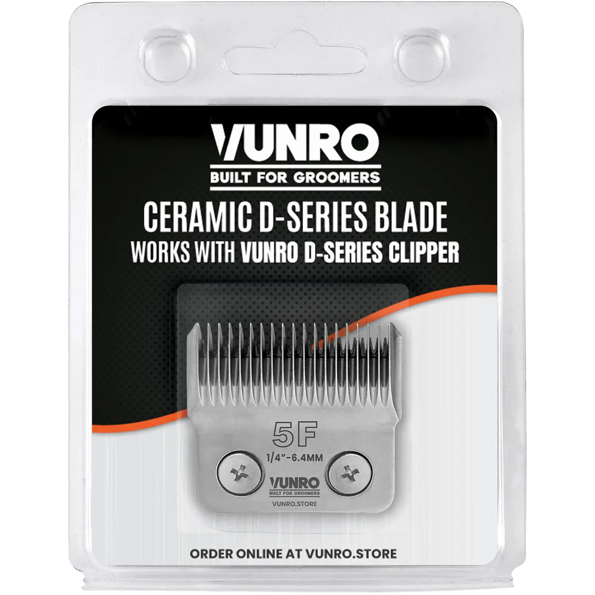 5F Ceramic D-Series Dog Clipper Blade (6.4 mm) by VUNRO
