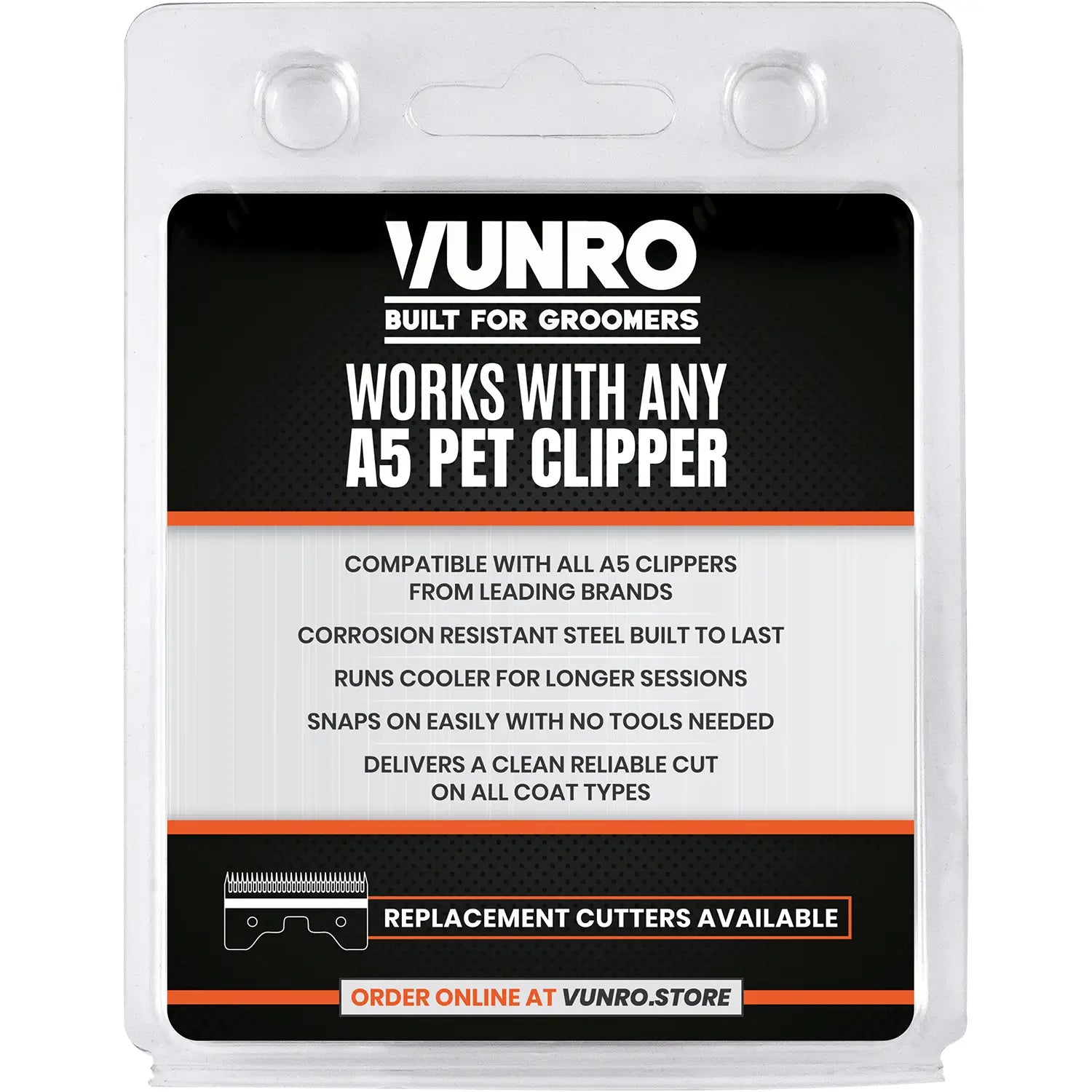 10W Ceramic Dog Clipper Blade (1.5 mm) by VUNRO